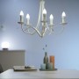 Bec LED inteligent WiZ Connected Dimmable C37, Wi-Fi, E14, 4.9W (40W) ,470 lm, lumina calda (2700K), dimabil, compatibil Google 