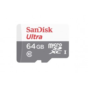 Card de Memorie SanDisk MicroSDHC, 64GB, Adaptor SD, Class 10