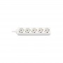 Prelungitor Bachmann SELLY 5xCEE7/3 PC, fara intrerupator, lungime cablu 1.5m, H05VV-F 3G1, alb