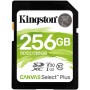 Kingston 256GB SDXC Canvas Select Plus 100R C10 UHS-I U3 V30