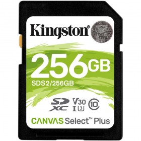 Card de Memorie SDXC Kingston Canvas Select Plus, 256GB, Class 10