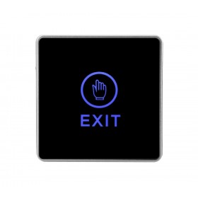 Buton de iesire cu touchscreen, aplicabil, ND-EB17-1 Iesire contact:NO/NC Icon: hand LED stare Bi-color: albastru- verde Materia