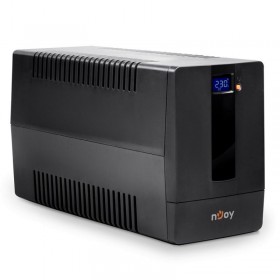 UPS nJoy Horus Plus 1500, 1500VA/900W, Afisaj LCD cu ecran tactil, 4 Prize Schuko cu Protectie, Repornire Automata, RJ11 protect