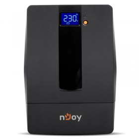 UPS nJoy Horus Plus 1000, 1000VA/600W, Afisaj LCD cu ecran tactil, 4 Prize Schuko cu Protectie, Repornire Automata, RJ11 protect