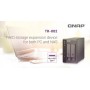 Extensie USB QNAP TR-002 2-Bay, 2.5/3.5 SATA 6Gbps HDD (neincluse), 1xUSB3.11 (type-c), tower, PSU adaptor 36W, garantie 2 ani