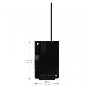 Modul Paradox RX1 de Extensie radio 2 PGMuri supervizare la interferente RF indicator şi test nivel zgomot compatibil cu gamele: