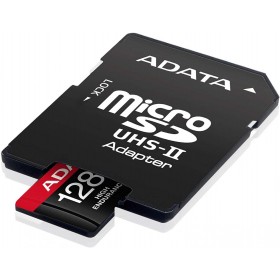 Card de Memorie MicroSD Adata, 128GB, Adaptor SD, Class 10