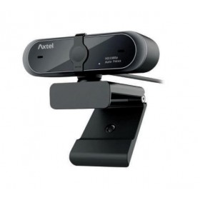 Webcam profesional Axtel Full HD, Autofocus & White Balance, Frame rate : 30FPS, corectie la lumina slaba, USB plug & play, clem