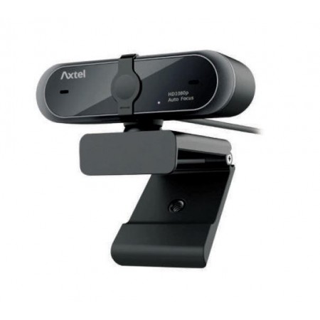 Webcam profesional Axtel Full HD, Autofocus & White Balance, Frame rate : 30FPS, corectie la lumina slaba, USB plug & play, clem