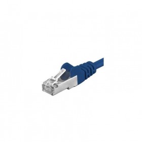 Patchcord SFTP RJ45-RJ45, SFTP-6A-0.25-BL Categoria 6A, 0.25m.