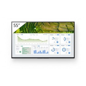 Monitor signage Sony BZ30L, 55", 440nit, 24/7, UHD, panel IPS, D-LED, 8ms, contrast static 1200:1, contrast dinamic 300000:1, mă