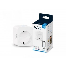 Priza inteligenta WiZ Connected, Wi-Fi, 10 A, 2300W, IP20, Alb