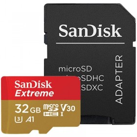 Card de Memorie MicroSDHC SanDisk Extreme, 32GB, Adaptor SD, Class 10