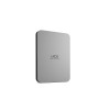 HDD Extern LaCie Mobile Drive 4TB, USB 3.1 Type C, Up to 130MB/s, Rescue Data Recovery Services 3 ani, Moon Silver