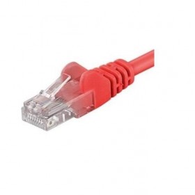 Patchcord UTP RJ45-RJ45 Cat.6 0.5m rosu, UTP-6-0.5-R, pachcord din cupru