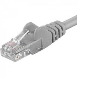 Patchcord UTP RJ45-RJ45 Cat.5e 10m gri, UTP-5E-10-G, pachcord din cupru