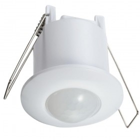 Senzor de miscare incastrat IR Vivalux KYLO, 230V, IP20, Ø50x66.5mm, incandescent 800W, LED 400W, Alb