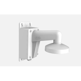 Suport de montaj pe perete cu doza de conexiuni Hikvision DS-1473ZJ- 135B, material aliaj de aluminiu, dimensiuni: Ø 136 mm × 24