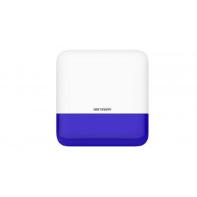 Sirene de exterior wireless AXPRO Hikvision DS-PS1-E-WE(Blue Indicator), frecventa de operare: 868 MHz, comunicare bidirectional