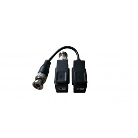 Video balun DS-1H18S/E(C)307400306,Video balun pasiv  Hikvision, DS- 1H18S/E(C) set 2 bucati ( o bucata cu cablu si o bucata far