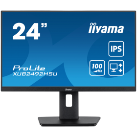 IIYAMA Monitor LED XUB2492HSU-B6 24” IPS 1920 x 1080 @100Hz 250 cd/m² 1300:1 0.4ms HDMI DP USBx4 height, swivel, tilt, pivot (ro