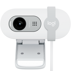 LOGITECH Brio 100 Full HD Webcam - OFF-WHITE - USB