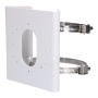 Suport de montaj pe stalp Hikvision DS-1275ZJ-S-SUS, dimensiuni: 144 mm × 131.6 mm × 44.3 mm, greutate: 760 g