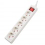 PRELUNGITOR SPACER, Schuko x 5, conectare prin Schuko (T), cablu 3 m, 16 A, max. 3500W, protectie supratensiune, protectie copii