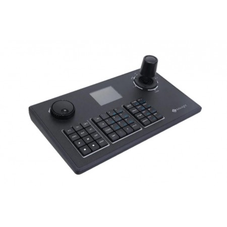 Tastatura  Milesight MS-K01, Echipamente controlate: NVR si camere PTZ Ecran: 58X44(2.8") Blue Screen Joystick:4-axis Interfata 