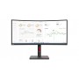 Monitor Lenovo ThinkVision T34w-30, 34" (3440x1440) WLED, Anti-glare, Curvature: 1500R, Speakers: Modular Soundbar Support, View