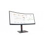 Monitor Lenovo ThinkVision T34w-30, 34" (3440x1440) WLED, Anti-glare, Curvature: 1500R, Speakers: Modular Soundbar Support, View