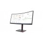 Monitor Lenovo ThinkVision T34w-30, 34" (3440x1440) WLED, Anti-glare, Curvature: 1500R, Speakers: Modular Soundbar Support, View