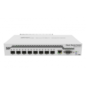 MIKROTIK ETHERNET SW 8P SFP+, CRS309-1G-8S+IN, Procesor: 98DX8208 Dual core, 800 MHz, Dimensiuni:  141 x 115 x 28 mm, RouterOS /