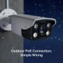 TP-Link Camera IR de supraveghere Bullet pentru exterior VIGI C340(2.8MM), Senzor imagine: CMOS 1/3", Lentila 2.8mm, F1.6, Weath