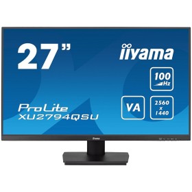 IIYAMA Monitor LED XU2794QSU-B6 27” WQHD VA panel with 100Hz refresh rate VA 2560 x 1440 @100Hz 	250 cd/m² 4000:1 1ms HDMI DP US