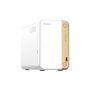 NAS QNAP 262 2-Bay, CPU Intel Celeron N4505 2-core/2-thread processor (burst max. 2.9 GHz), RAM 4 GB DDR4 (onboard not expandabl