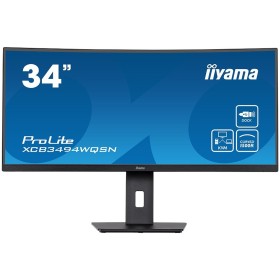 IIYAMA Monitor XCB3494WQSN-B5 34" ETE UW IPS-panel, 3440x1440 120Hz, 300cd/m², 0,4ms MPRT, Speakers, USB-C Dock (LAN, DP-Out, 65