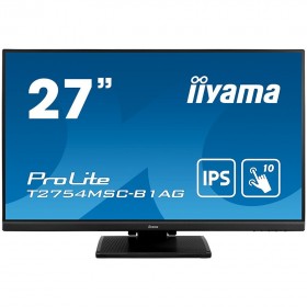 IIYAMA Multiboard T2754MSC-B1AG 27" PCAP 10P Touch, Anti Glare coating, 1920x1080, IPS-panel, Slim Bezel, Speakers, VGA, HDMI, D