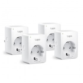 TP-Link MINI SMART WI-FI SOCKET TAPO P110(4-PACK), Protocol: IEEE 802.11b/g/n, Bluetooth 4.2 (doar pentru onboarding), 2.4 GHz, 