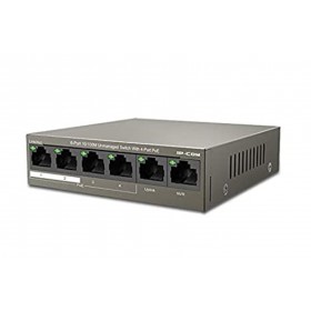 Switch IP-COM F1106P-4-63W, 6 Port. 10/100 Mbps