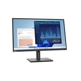 Monitor Lenovo ThinkVision T27h-30, QHD IPS, 16:9, Brightness: 350 nits, Contrast ratio: 1000:1, Response time: 4 ms / 6 ms , Co