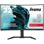 IIYAMA 32" ETE VA-panel Curved Gaming 1500R, G-Master Red Eagle, FreeSync, 2560x1440@144Hz, 350cd/m², 1x DisplayPort, 2xHDMI, 0,