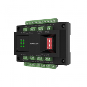 Door control modul Hikvision DS-K2M002X:  -Supports 2 door control. It can connect with access controller via RS-485 -Connects w
