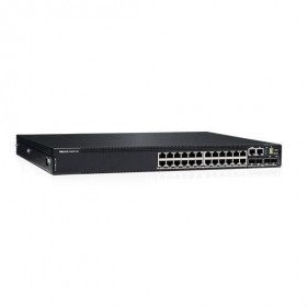 Dell EMC Switch N3224T-ON, 24x1G RJ-45, 4x10G SFP+, 2x100G QSFP28, 1xAC PSU, IO/PS, OS6,  3Yr ProSupport + NBD