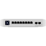 Ubiquiti USW-Pro-8-PoE-EU An 8-port, Layer 3 switch with PoE+ and P...