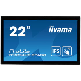 21,5" PCAP Anti-Glare Bezel Free 10P Touch, 1920x1080, IPS panel, VGA, DisplayPort, HDMI, 300cd/m² (with touch), USB Touch Inter