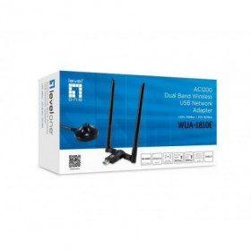 LevelOne WUA-1810E AC1200 Dual Band Wireless USB Network Adapter, 150 x 230 x 40 mm