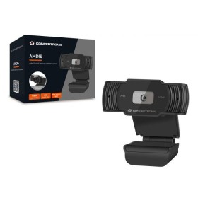 CONCEPTRONIC AMDIS04B 1080P Full HD Webcam with Microphone, 75 x 33 x 110 mm