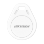 Tag mifare Hikvision DS-PT-M1, material PVC, ABS, dimensiuni: 41x32x3.5mm, culoare alba.
