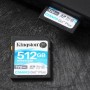 Kingston 512GB SDXC Canvas Go Plus 170R C10 UHS-I U3 V30